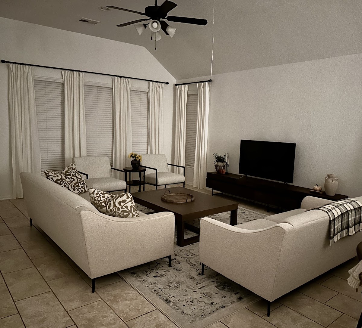 Beautifully painted living room by Leo Paints & Remodeling